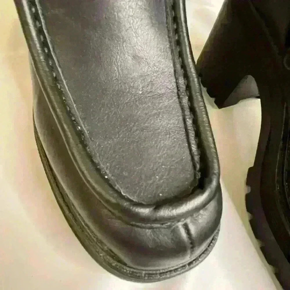 Sam & Libby Chiara Chunky Gothic Embellished  Buckle Combat Boots size 6 - Picture 4 of 9